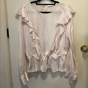 ASTR the label drawstring blouse EUC.